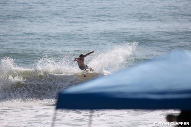 Tropical Storm Bonnie Surfing