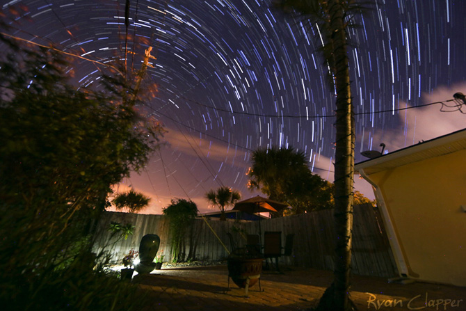 star trails