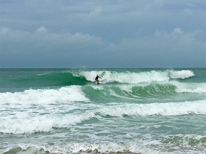 Tropical Storm Cindy Surf