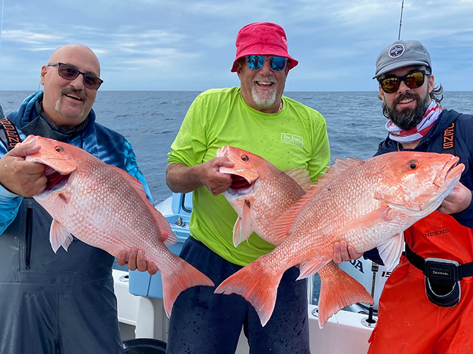 Despite windy weather associated with Hurricane Dorian, the redfish bite  continues to be good